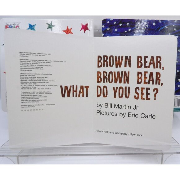 Eric Carle Hardboard Books for  Children Set of 4 ©1967-2015 - Picture 4 of 8